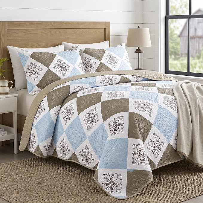 Etwel Lightweight King Size Quilt Set - Image 8
