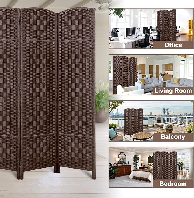 RHF Room Divider Panel, Partition Room Dividers, 3Panel Privacy Screen - Image 6