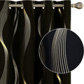 Deconovo Curtains for Living Room, Pattern Blackout Curtains 90 Inches Long | by Unknown