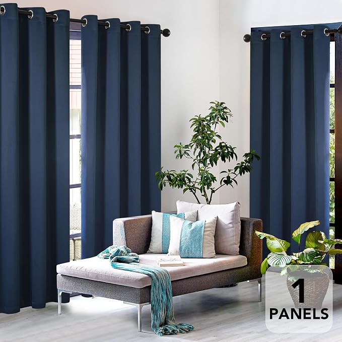 Deconovo 100% Blackout Curtains, Thermal Insulated Window Drapes, Noise - Image 8