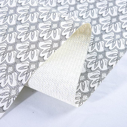 RAY STAR 12X120 Inch Shelf Liner for Kitchen Cabinets, Non-Adhesive Cabinet Liner Washable, PVC Drawer Liner for Dresser Non-Slip Bathroom (Black Floral)(3 Roll)