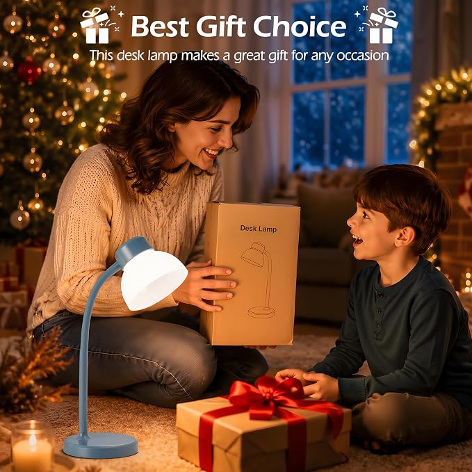 Desk Lamps for Home Office, Small LED Reading Lamp, 5000K Eye-Care Desk Light | - Image 6