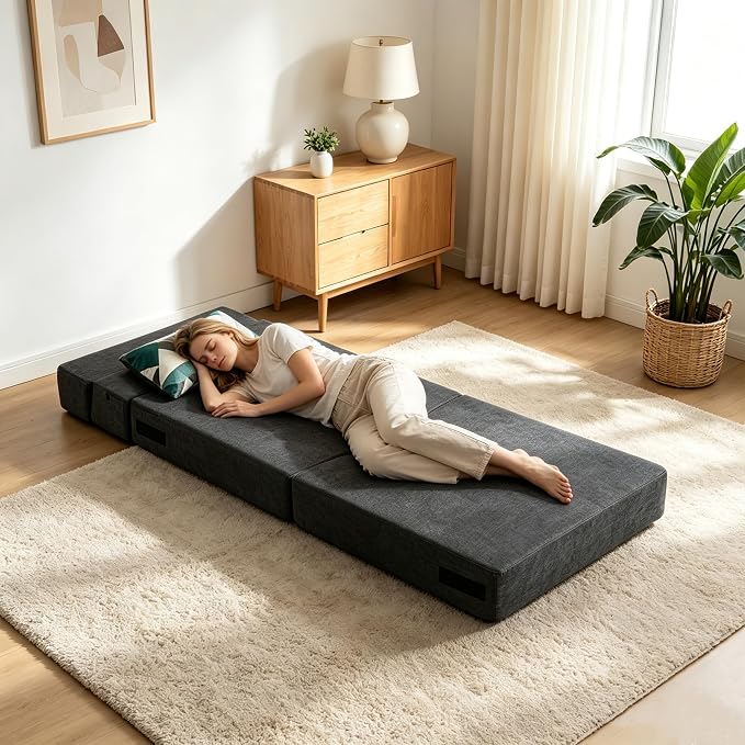 Foling Sofa Bed Convertible Sleeper Chair, Fold Out Chair Bed - Image 5