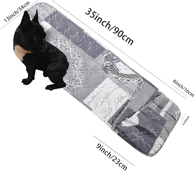 Brilliant Sunshine Grey Heartlove Couch Armrest Cover, Armrest Organizer & - Image 2