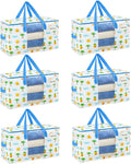 VENO Moving Bags, Wide Open Top, Tropical Island, 6 Pack | Moving boxes by Veno