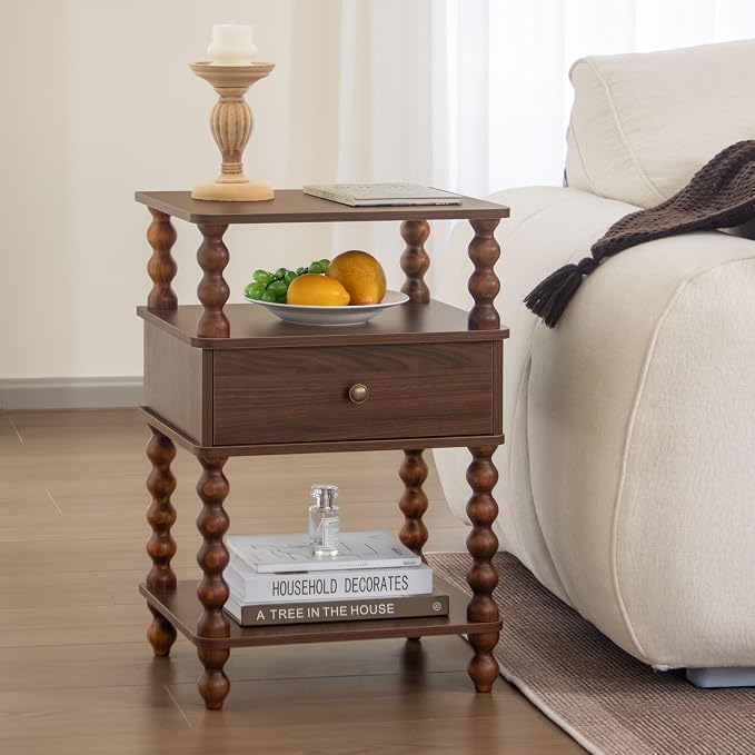 AWASEN Mid Century Modern Nightstand, Bedside Table - Image 8