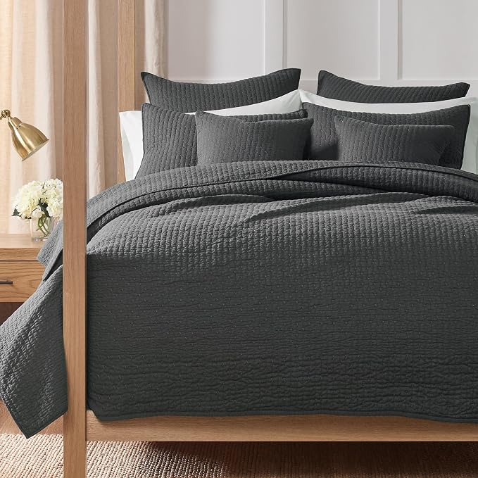 Levtex Home Cross Stitch Reversible Twin XL/Twin Quilt Set and 1 Pillow Sham by LevtexHome
