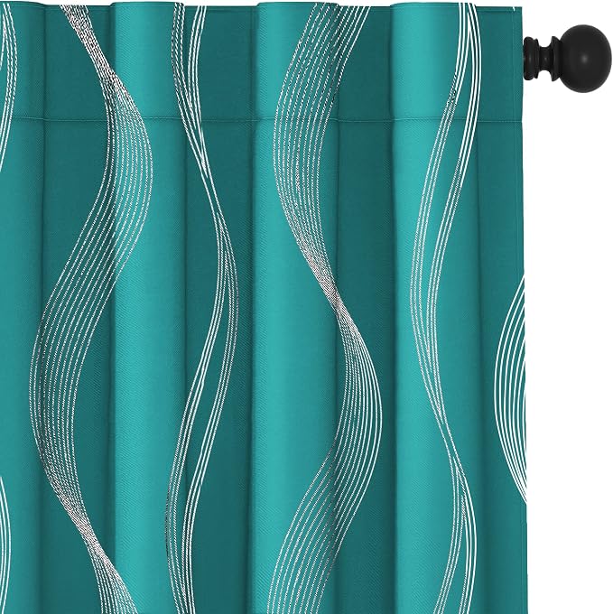 Deconovo Blackout Back Tab Curtains by Unknown