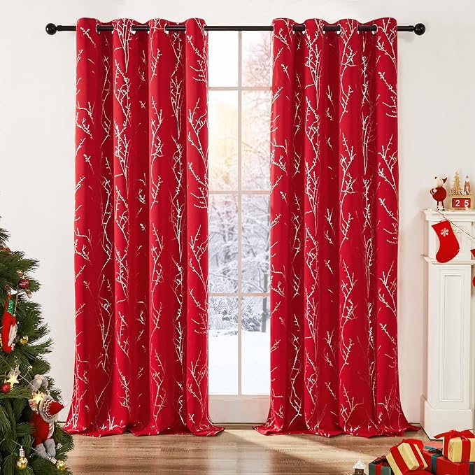 Deconovo Living Room Curtains 108 Inch Long, Thermal Insulated, Room Darkening - Image 2
