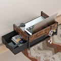 2 Tier Bedside Shelf, Clip on Bedside Caddy Organizer by JOLENSOY