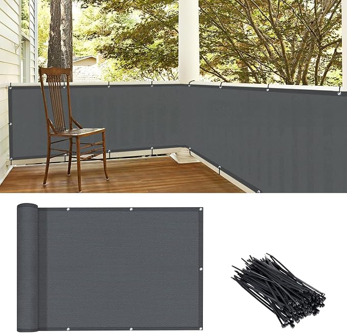 LOVE STORY 3' x 6' Balcony Privacy Screen Cover by LOVESTORY