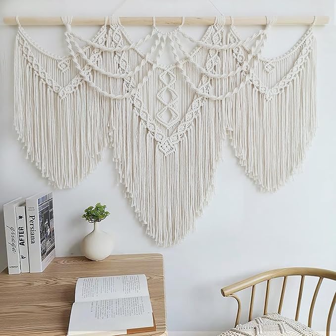 Achart Macrame Wall Hanging Large- Boho Wall Decor- large wall art- Wall Decor - Image 2
