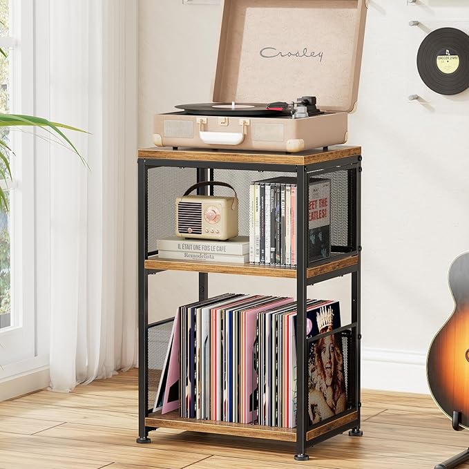 Simple Trending Record Player Stand, Turntable Stand by SimpleTrending