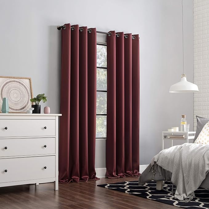 Sun Zero Nordic 2-pack Theater Grade Extreme 100% Blackout Grommet Curtain - Image 6