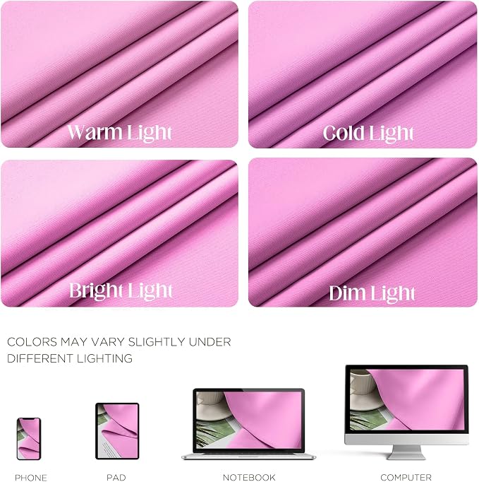 CUCRAF Blackout Curtains 84 inch Length 2 Panels Set, Room Darkening Drapes - Image 4
