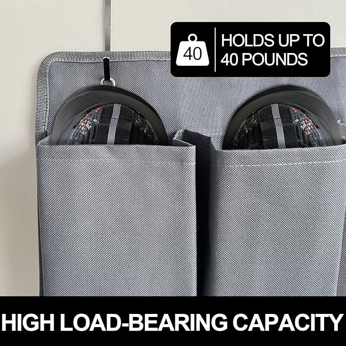 RVZONE RV Shoe Pockets 10 Pockets Heavy Hanging Bedside Storage Organizer - Image 3