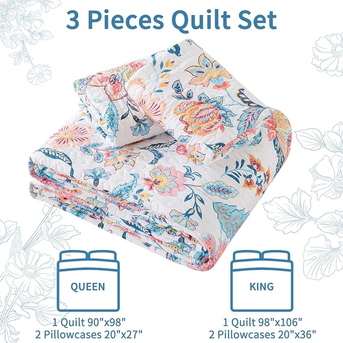 VAPUTAR Queen Size Quilt Bedding Set - Image 6