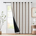 jinchan Boho Blackout Curtains 1 Panel Extra Wide Curtains 84 Inches Long | by JINCHAN