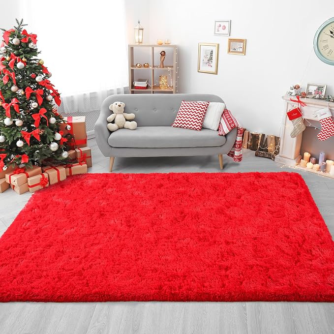 Chicrug Soft Area Rugs for Bedroom Living Room Plush Fluffy Rug 4x6 | Shag - Image 9