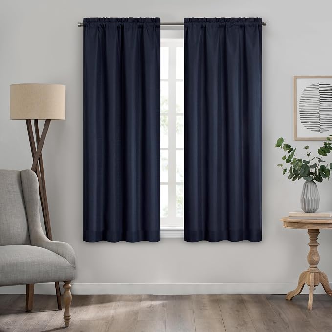 Eclipse Kendall Textured Blackout Rod Pocket Curtain by EclipseCurtains