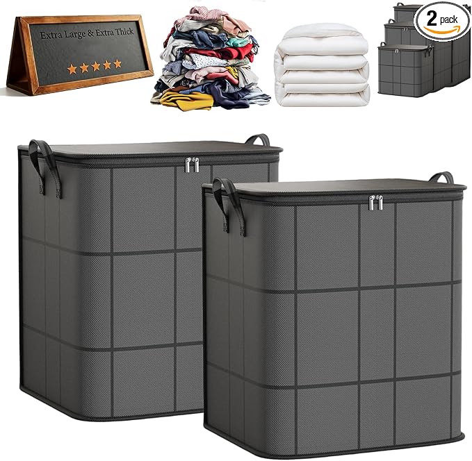 180L Spacious Moving Storage Bin by Unknown