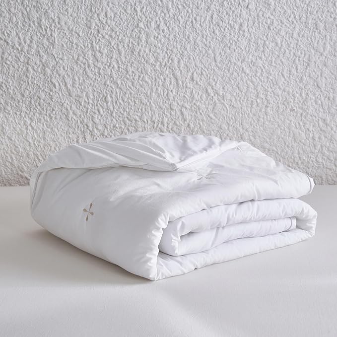 Simple&Opulence Cooling Quilted Mattress Pad – Fitted Sheet Mattress Protector Cover with Elastic Corners, Soft & Breathable, 16 Inch Deep Pocket (White,Full)