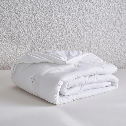 Simple&Opulence Cooling Quilted Mattress Pad – Fitted Sheet Mattress Protector Cover with Elastic Corners, Soft & Breathable, 16 Inch Deep Pocket (White,Full)