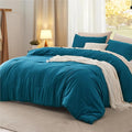 Bedsure California King Comforter Set, Teal Soft Prewashed Bedding by Unknown