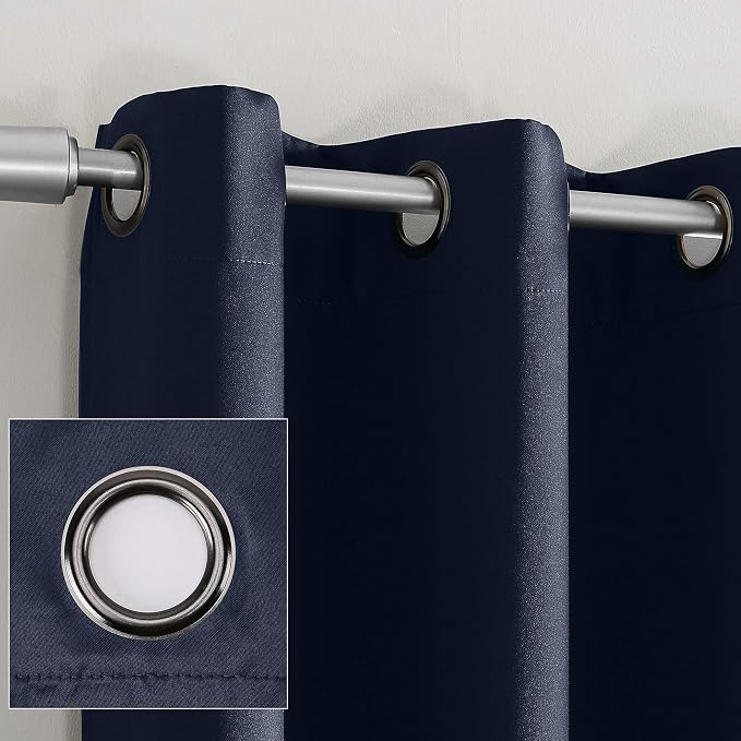Sun Zero Nordic 2-pack Theater Grade Extreme 100% Blackout Grommet Curtain - Image 3