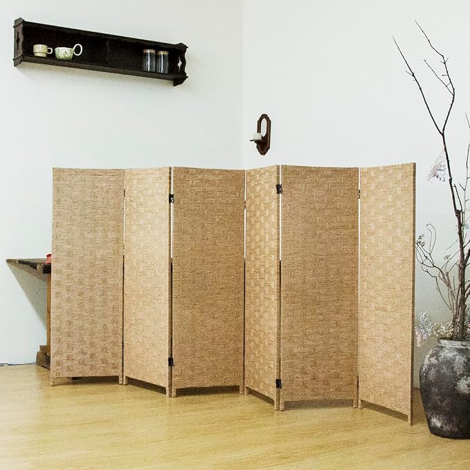6 Panel Short Room Divider Screen by PawlaBay