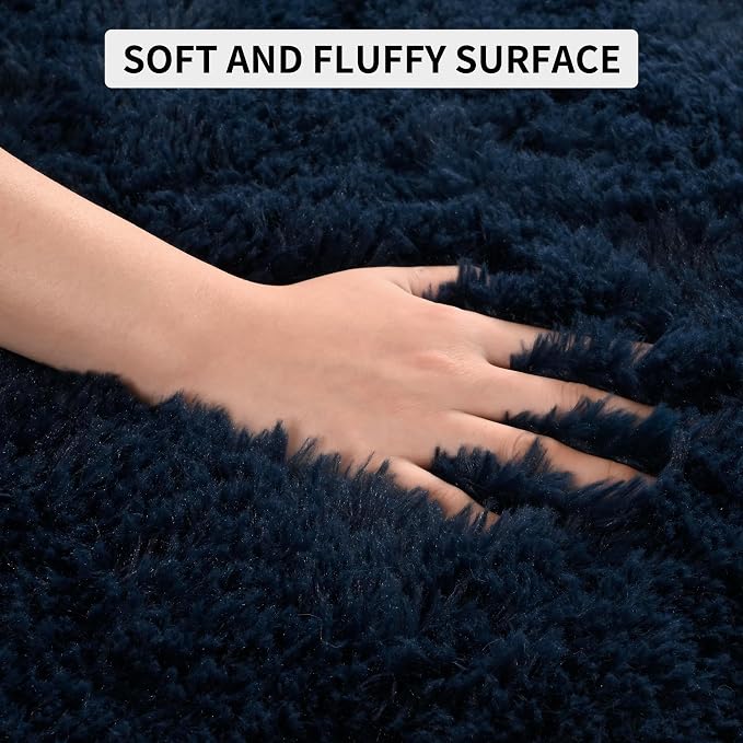 Fluffy Large Rugs for Living Room, Area Rug 6x9 Soft Carpet for Bedroom - Image 7