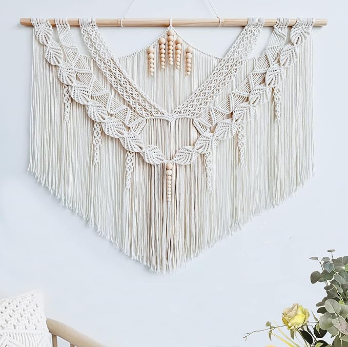 Achart Macrame Wall Hanging Large- Boho Wall Decor- large wall art- Wall Decor by Achart