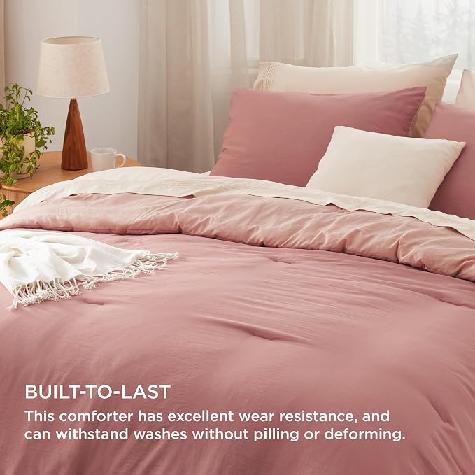 Bedsure Twin/Twin XL Comforter Set, 2 Pieces GentleSoft™ Bed Set, 1 Lightweight - Image 3