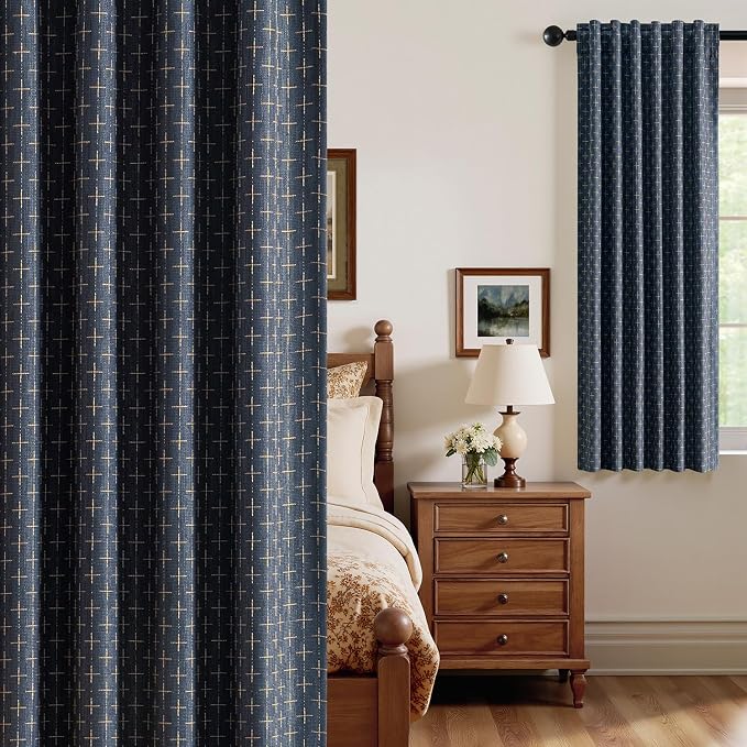 MIULEE 100% Blackout Decorative Linen Curtains by MIULEE