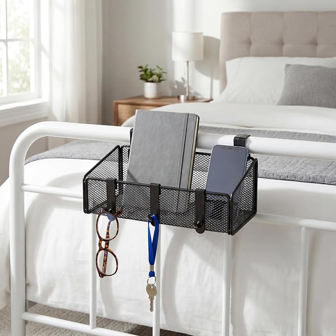Bedside Shelf for Bed & Bunk Bed Storage Basket Office Cubical Wall Hanging - Image 7