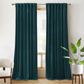 RYB HOME Velvet Curtains 102 inches Long, Extra Long High Ceiling Curtains | by RYBHOME