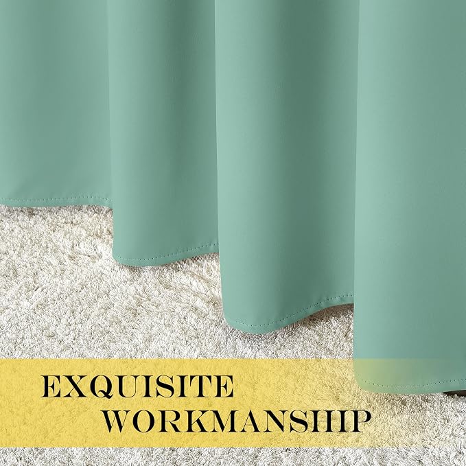NICETOWN Room Darkening Short Curtain 54 inches Long - Image 6
