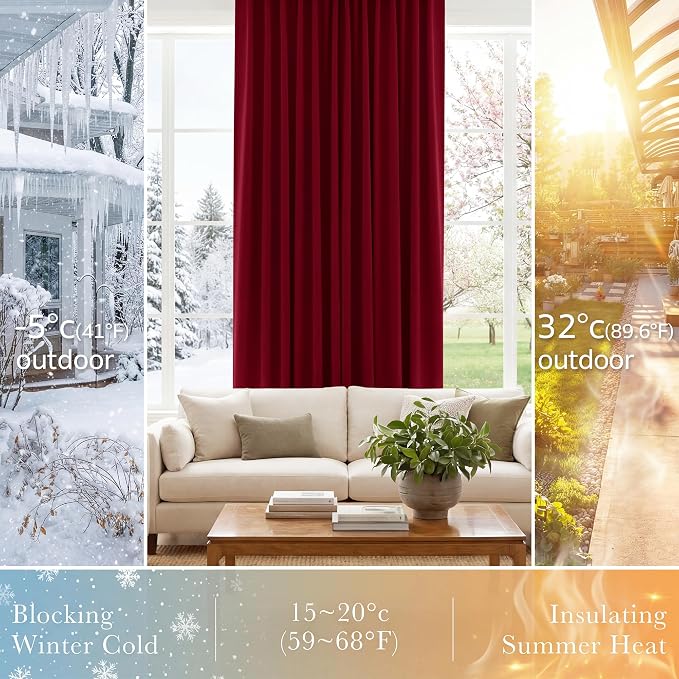 PONY DANCE Blackout Curtains for Bedroom - Image 4