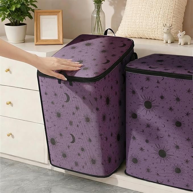 2pcs blanket storage bag for under bed, closet organizers 95L | clothing - Image 6