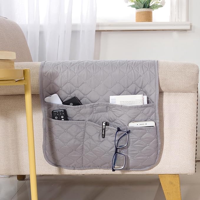Armchair Caddy for Couch Remote Control Holder by luckyjoyreal