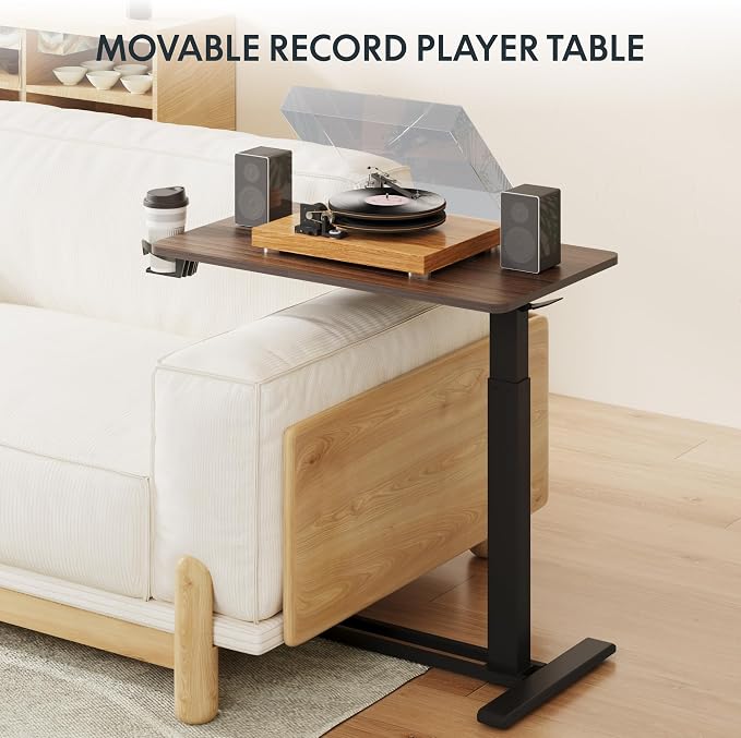 FLEXISPOT H7 32" Pneumatic Height-Adjustable Overbed Table - Image 12