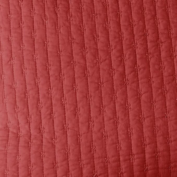 Levtex Home Cross Stitch Reversible King/Cal King Quilt Set - Image 6