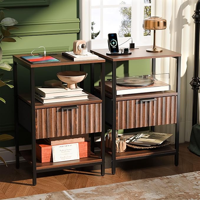 VINGLI Nightstands Set of 2 by VINGLI