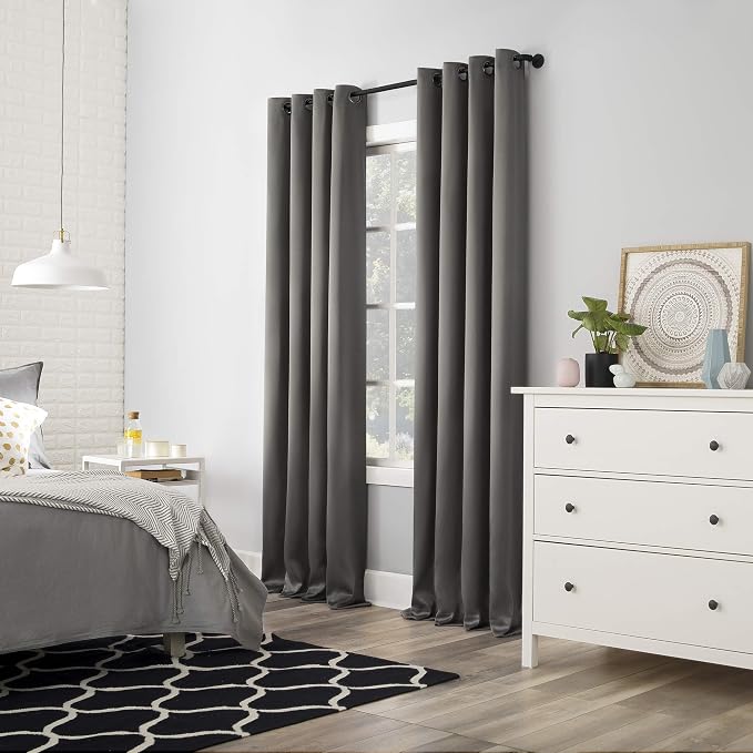 Sun Zero Nordic 2-pack Theater Grade Extreme 100% Blackout Grommet Curtain - Image 7