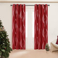 Deconovo Curtains for Living Room, Pattern Blackout Curtains 84 Inches Long | by Unknown