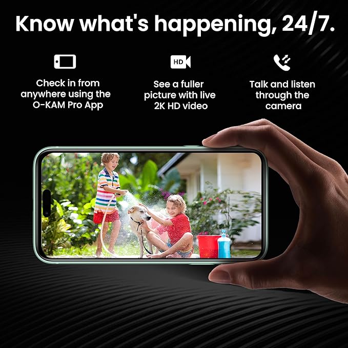 2025 Upgraded 2K Wireless Security Camera with 64G SD Card, Free Cloud Storage, 1-6 Month Battery Life, AI Motion Detection, Spotlight, Siren Alarm, 2-Way Audio, Waterproof WiFi Surveillance Camera