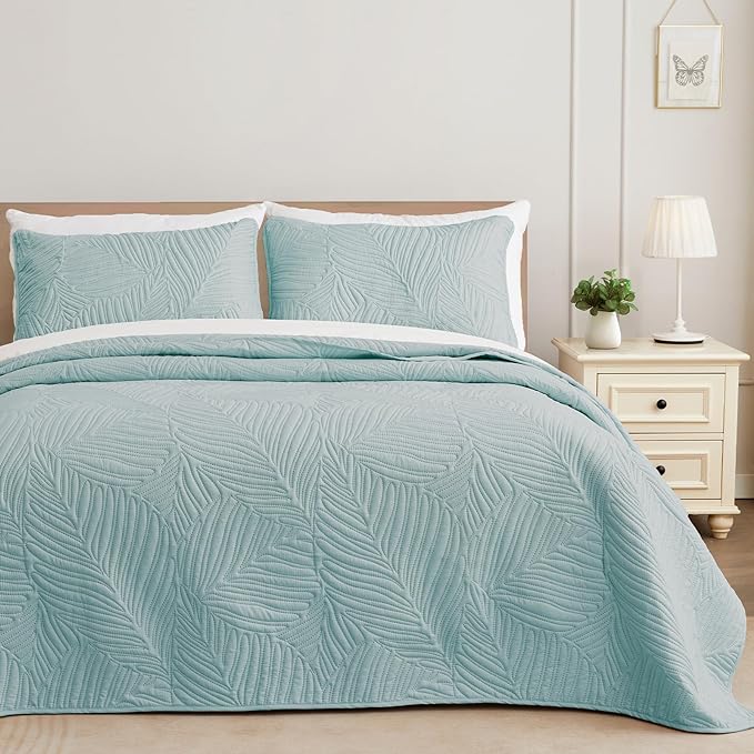 Exclusivo Mezcla California King Quilt Bedding Set, Microfiber Bedspreads | by ExclusivoMezcla