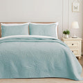 Exclusivo Mezcla 3-Piece Queen Quilt Bedding Set, Soft Microfiber Bedspread | by ExclusivoMezcla