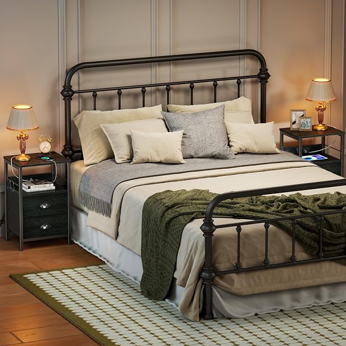 Furologee Nightstand Set of 2, - Image 4