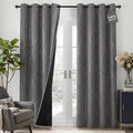 Deconovo 100% Blackout Living Room Curtains 84 Inches Long, Thermal Insulated by Deconovo